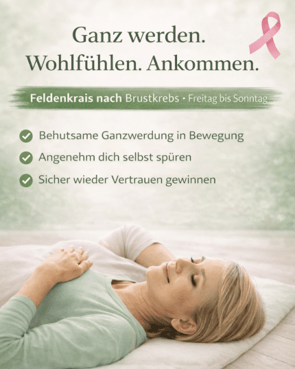 Dr. Ruth Mischnick, Feldenkrais nach Brustkrebs