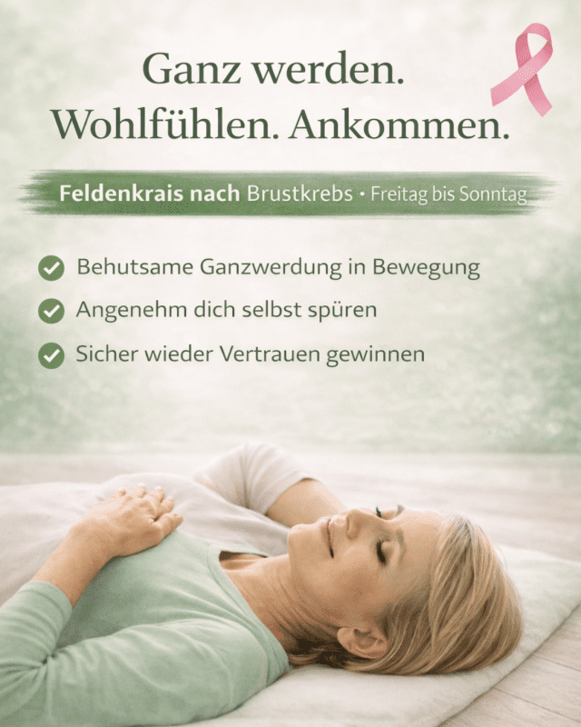 Dr. Ruth Mischnick, Feldenkrais nach Brustkrebs